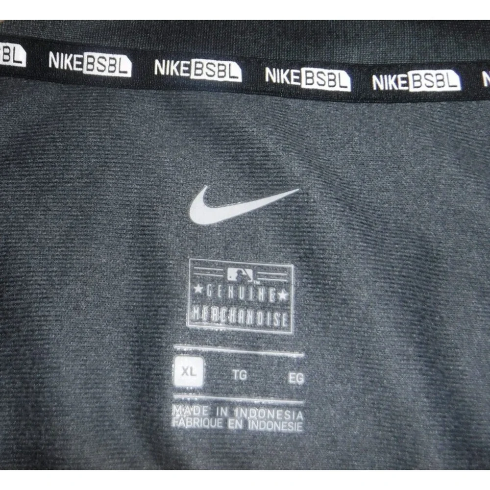Nike BSBL Genuine Merchandise Men's XL St Louis‎ Cardinals 1/4 Zip Pullover Gray